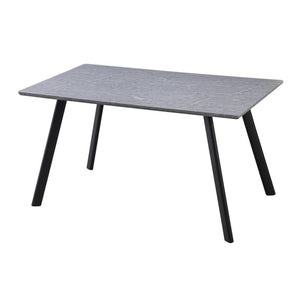 Tavolo Fisso Paros 140x80x75 Grigio Pietra/gambe Nere