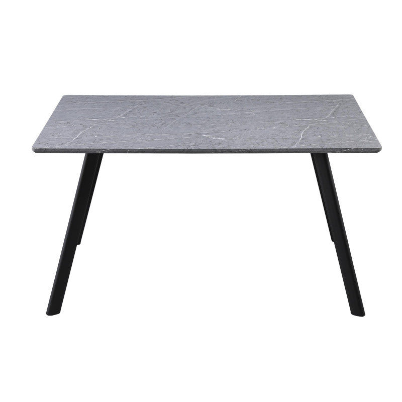 Tavolo Fisso Paros 140x80x75 Grigio Pietra/gambe Nere