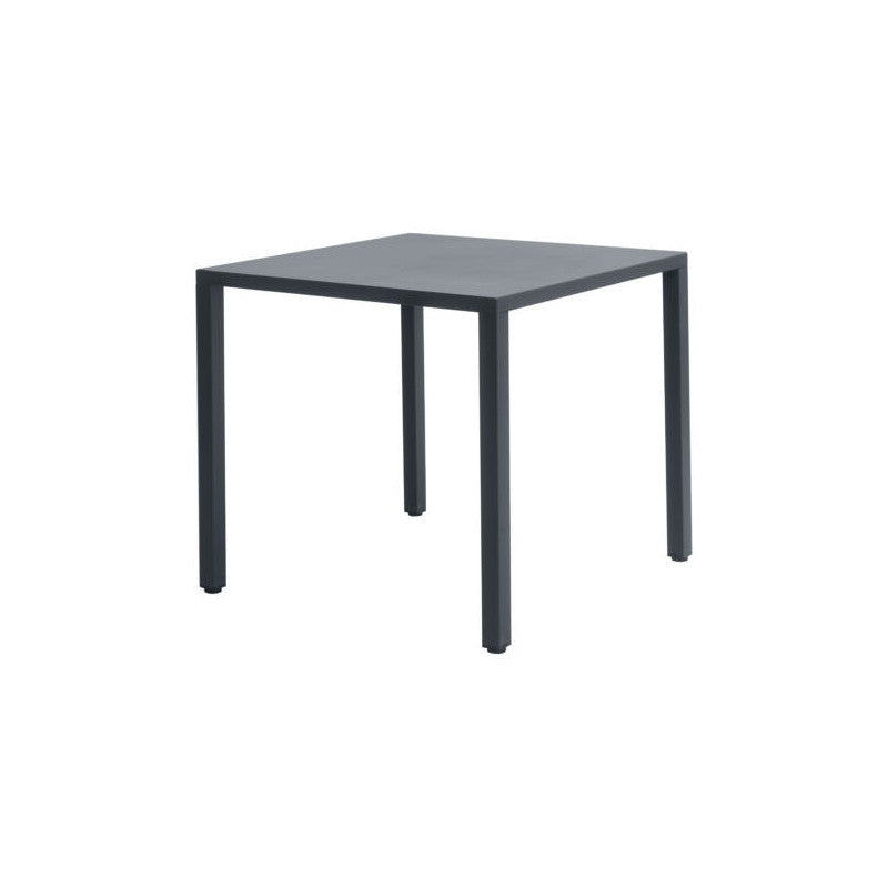 Tavolo Garda In Acciaio 70X70 - Antracite - Autolivellante Moia