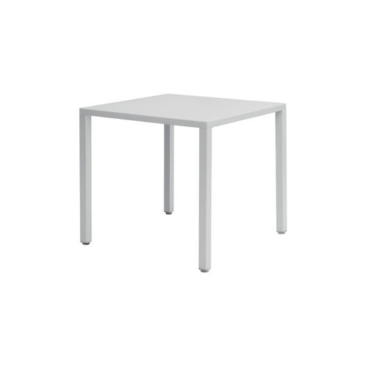 Tavolo Garda In Acciaio 80X80 - Bianco - Autolivellante Moia