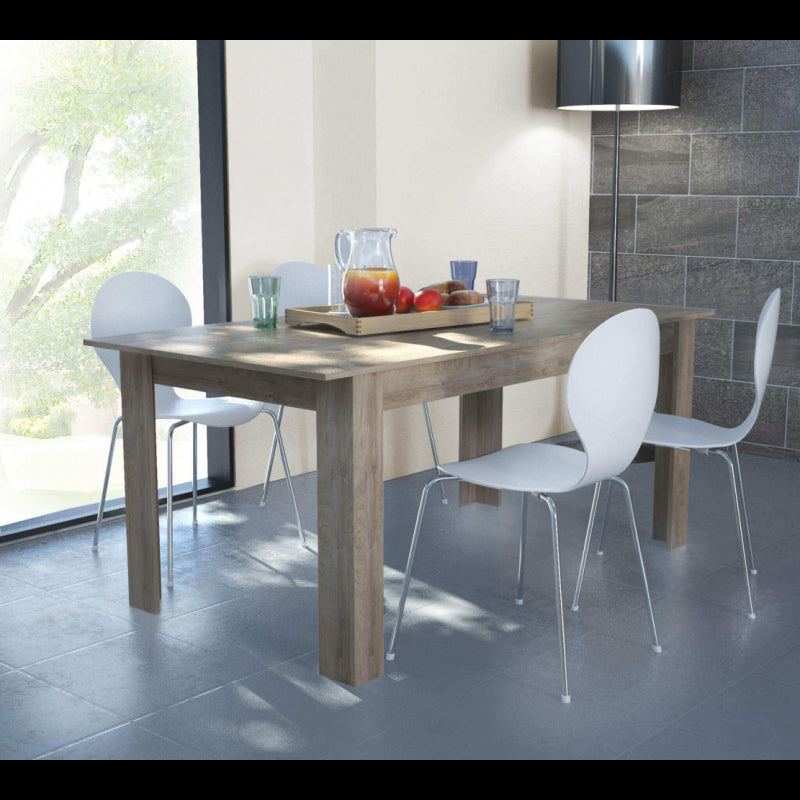 TAVOLO GEMMA ROVERE CHIARO