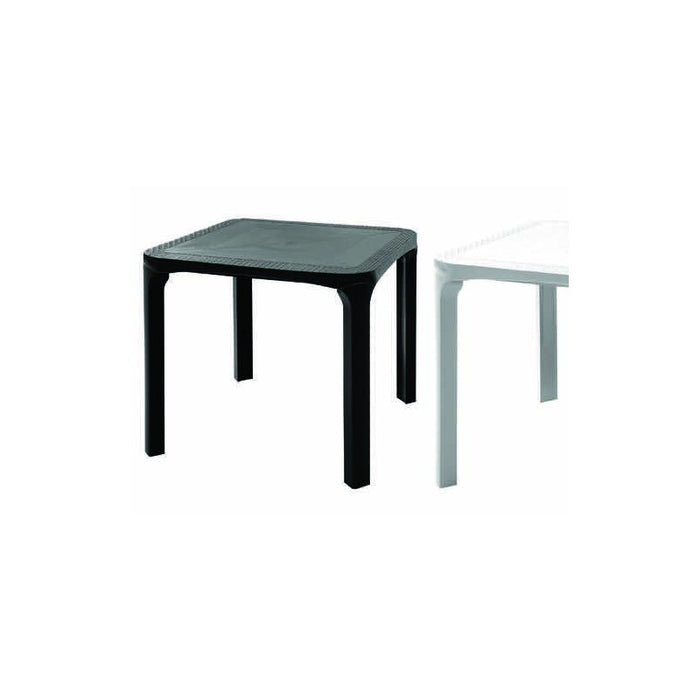 Tavolo in Rattan Ole' Bianco 80x80 cm