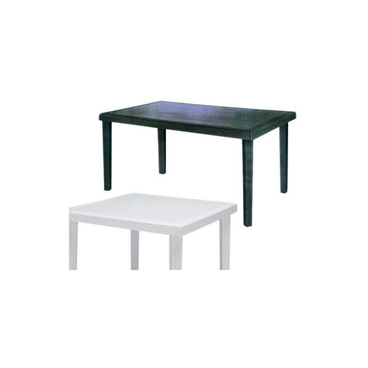 Tavolo in Resina Boheme Bianco 90x90 cm