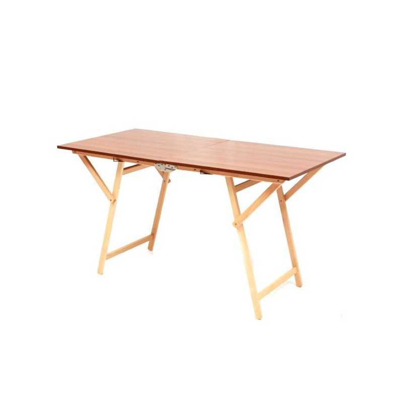 Tavolo Legno Pieghevole 135X70 Metalsomma