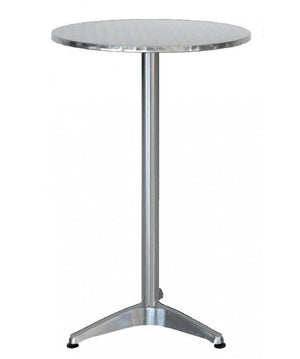 TAVOLO LEON ALLUMINIO diametro 60CM H.110 3001T