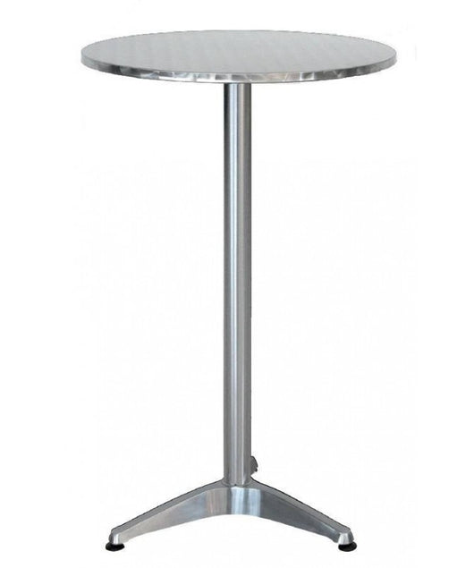 TAVOLO LEON ALLUMINIO diametro 60CM H.110 3001T