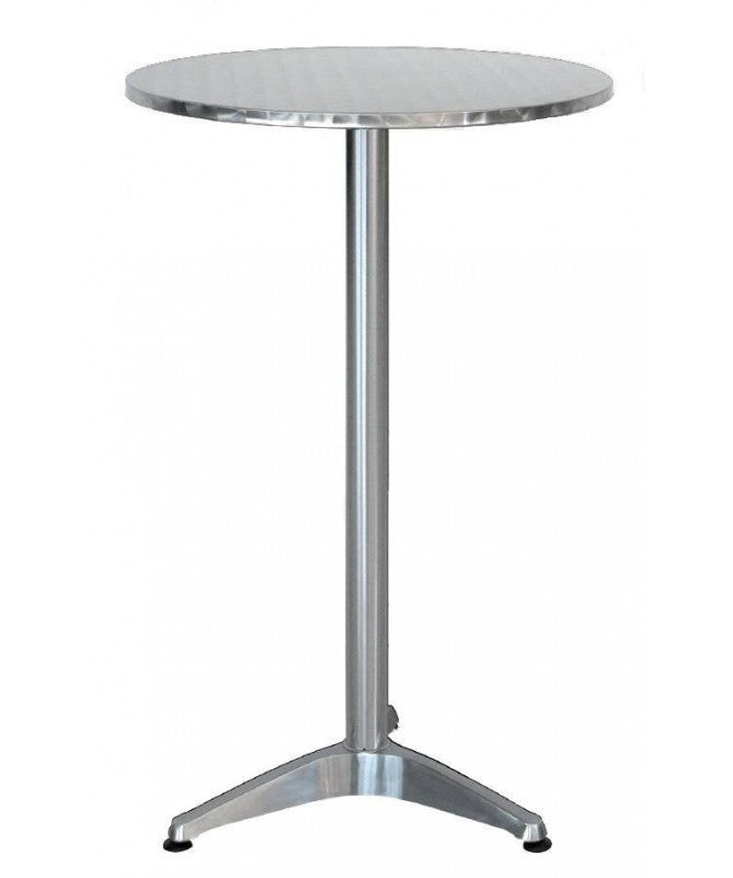 TAVOLO LEON ALLUMINIO diametro 60CM H.110 3001T