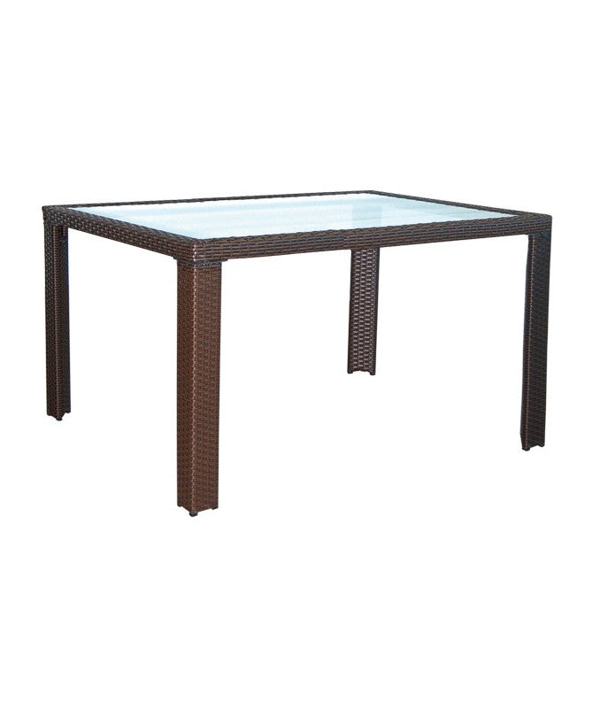 TAVOLO Malaga in polyrattan 90 x 150 cm