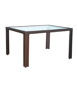 TAVOLO Malaga in polyrattan 90 x 150 cm