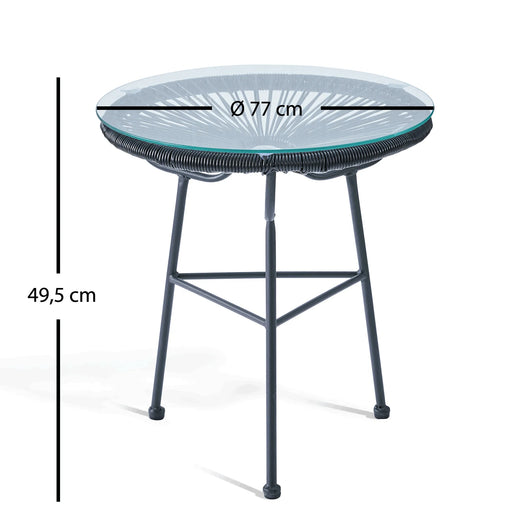 LÚZETE - TAVOLO MIAMI SPRINGS BIANCO