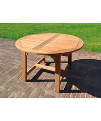 Tavolo MOIA Capraia tondo estensibile in legno teak - 170 cm