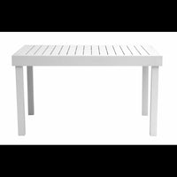 Tavolo Montecatini 135/270X90,5 - Alluminio Bianco Moia