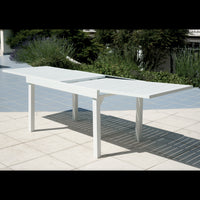 Tavolo Montecatini 135/270X90,5 - Alluminio Bianco Moia