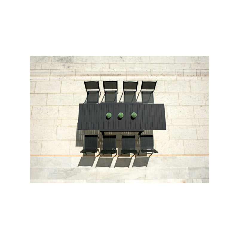 Tavolo Montecatini MOIA 135/270x90,5 in alluminio antracite