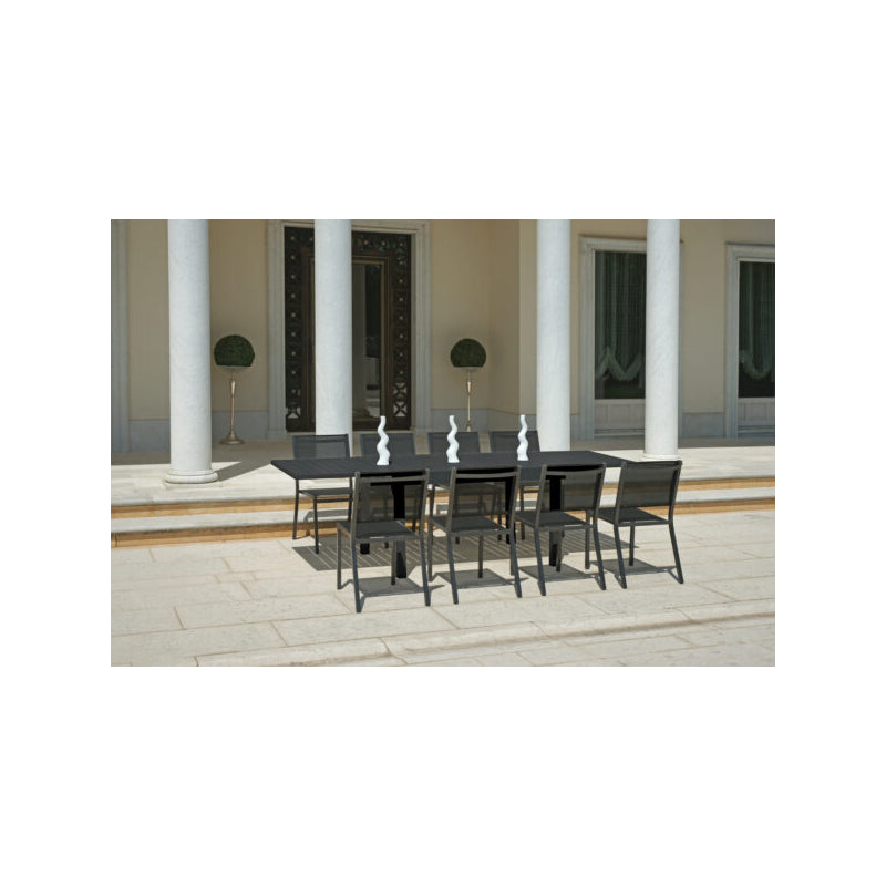 Tavolo Montecatini MOIA 135/270x90,5 in alluminio antracite