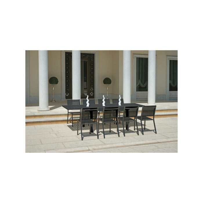 Tavolo Montecatini MOIA 135/270x90,5 in alluminio antracite