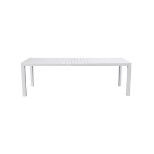 Tavolo Naxos 160/240X90 Alluminio Bianco - Gambe Scorrevoli Moia