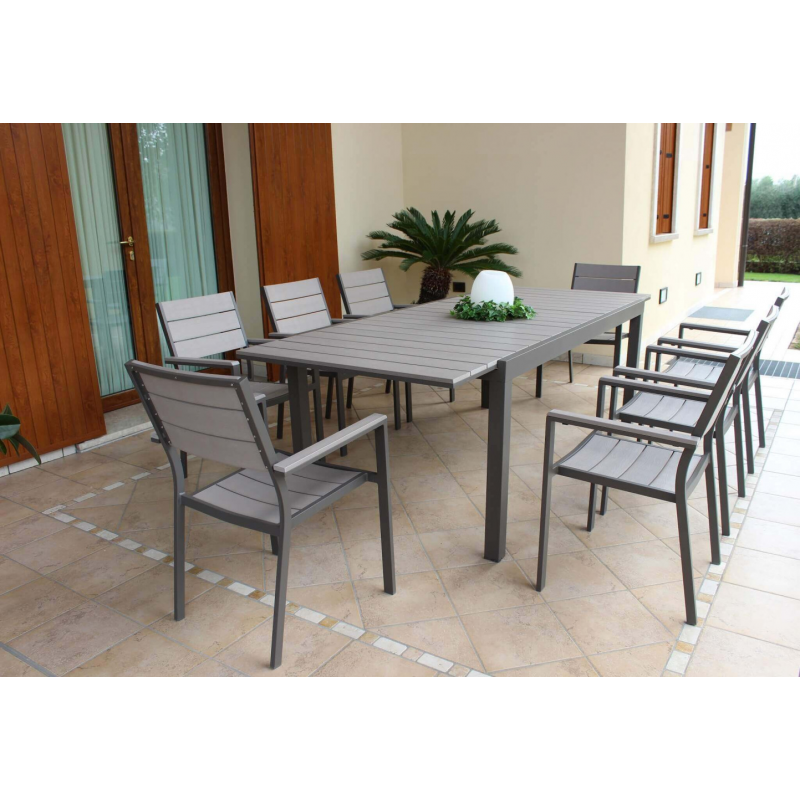 TAVOLO PENTAL 180/240 X 100