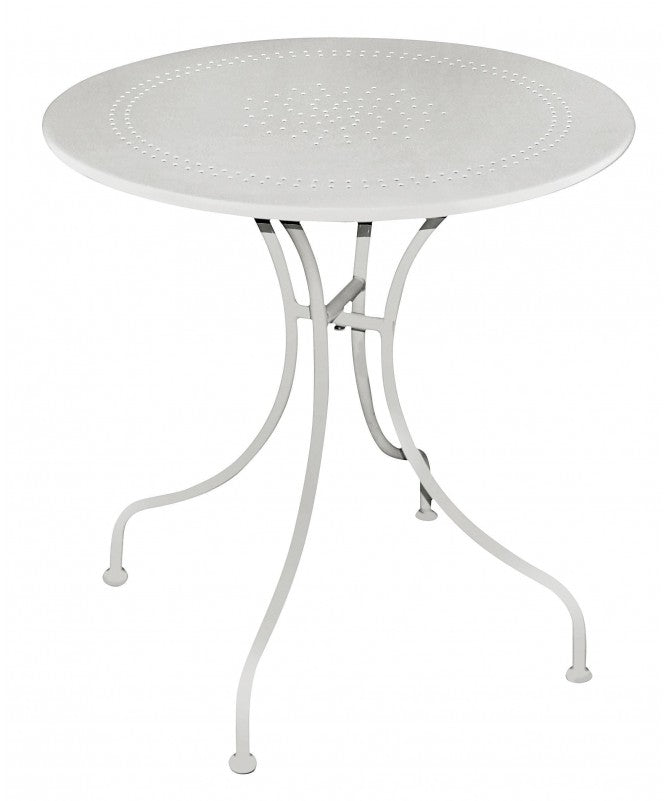 Tavolo Peschiera MOIA rotondo in ferro avorio 60 cm