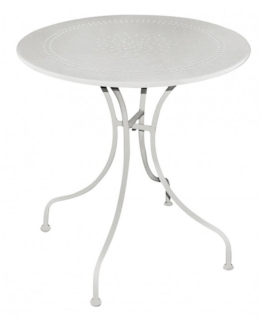 Tavolo Peschiera MOIA rotondo in ferro avorio 60 cm