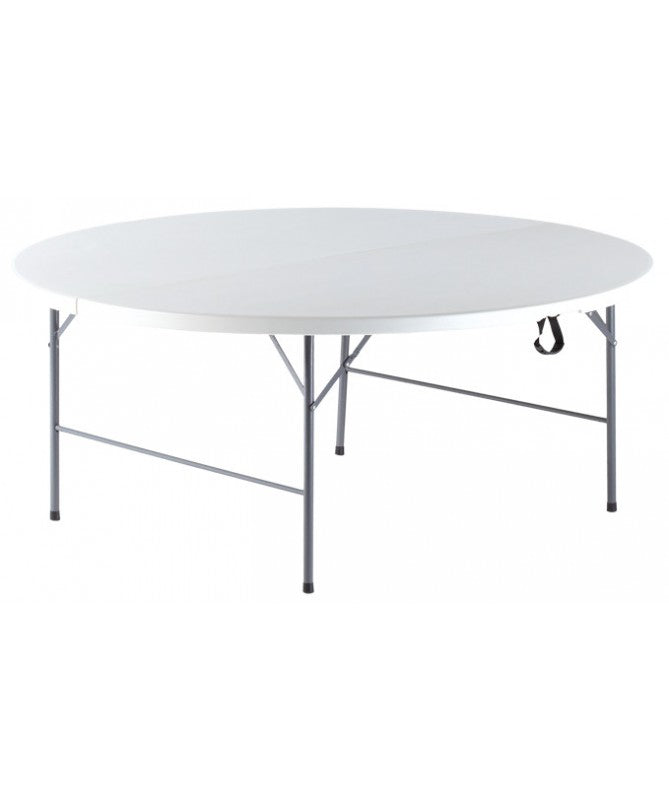 TAVOLO PIEGHEVOLE CATERING ROTONDO 180CM HDPE (Polietilene ad alta densità )