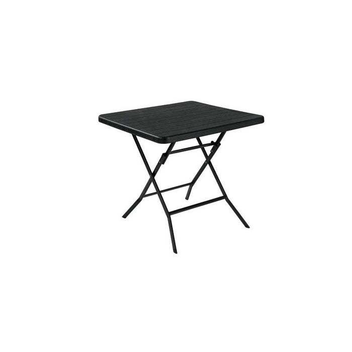 Tavolo Pieghevole in Metalwood Cm.78X78X74H