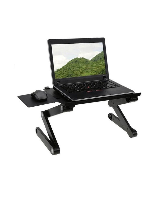 Tavolo Pieghevole Portatile Per Notebook Pannello Porta Mouse Dissipartore         