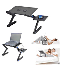 Tavolo Pieghevole Portatile Per Notebook Pannello Porta Mouse Dissipartore         