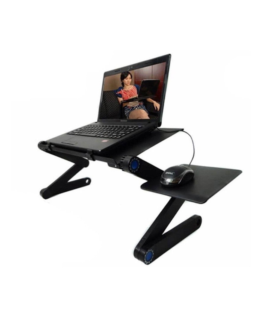 Tavolo Pieghevole Portatile Per Notebook Pannello Porta Mouse Dissipartore         