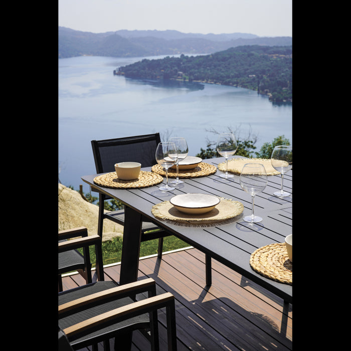 Tavolo Porto Ercole Allungabile 200/300 X 102 Cm - Allungo Centrale - Antracite Moia