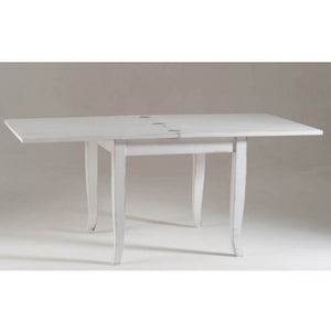 Tavolo quadrato allungabile Verona bianco 90x90