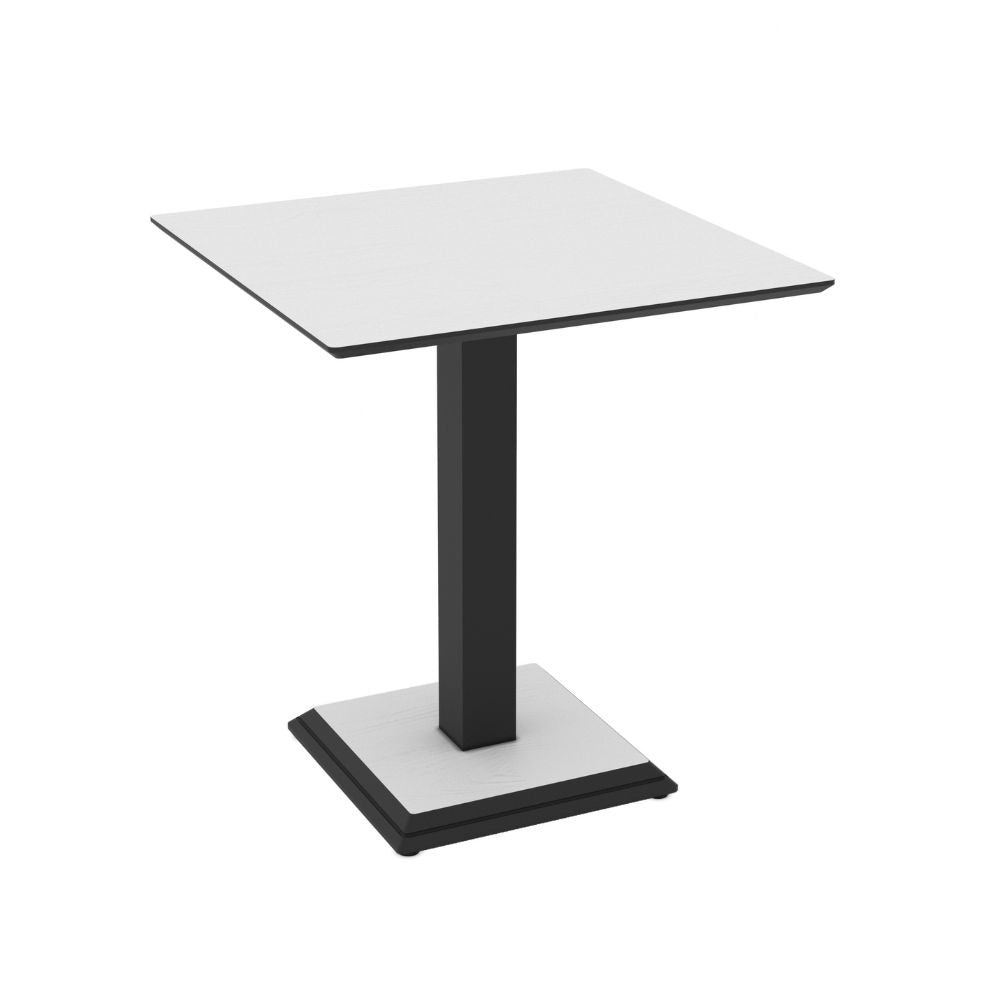 Tavolo Quadrato Carvel bianco frassinato: Eleganza e Stile Distintivo per Ogni Spazio 68x68x75H