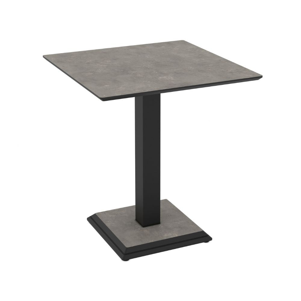 Tavolo Quadrato Carvel grigio cemento: Eleganza e Stile Distintivo per Ogni Spazio 68x68x75H