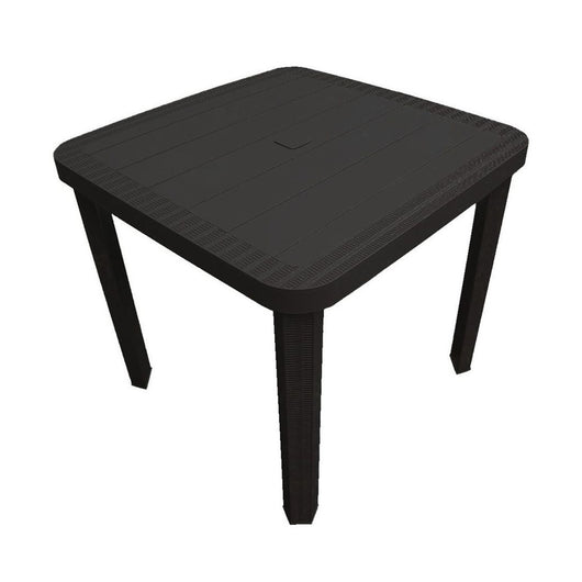 Trade Shop - Tavolo Quadrato Da Giardino 80x80x73hcm In Plastica Arredo Spazio Esterno 235420 -