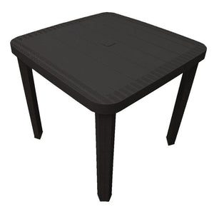 Trade Shop - Tavolo Quadrato Da Giardino 80x80x73hcm In Plastica Arredo Spazio Esterno 235420 -