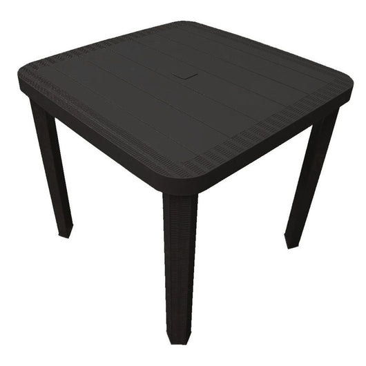 Trade Shop - Tavolo Quadrato Da Giardino 80x80x73hcm In Plastica Arredo Spazio Esterno 235420 -