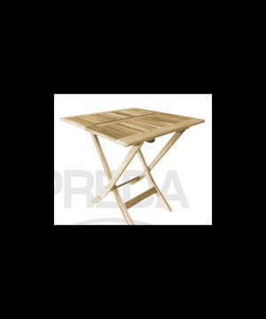 TAVOLO quadrato in TEAK pieghevole 70x70 cm