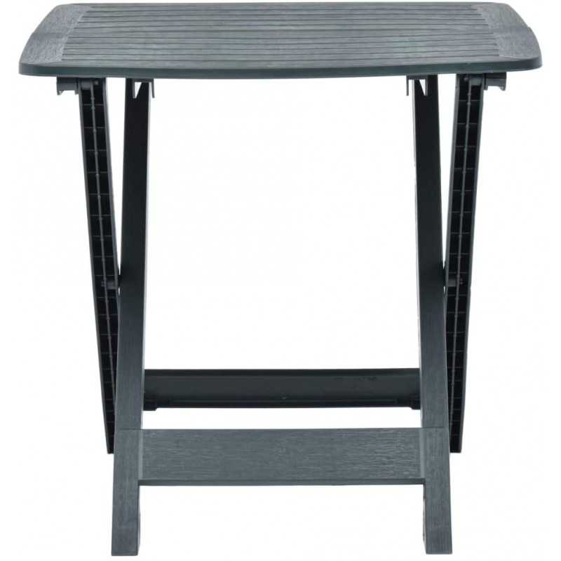Tavolo Resina Pieghevoletevere Verde 79X72 Progarden