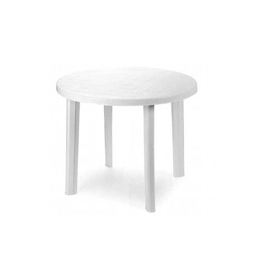 Tavolo Resina Tondo Bianco 90 Progarden