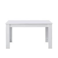 Tavolo rettangolare allungabile bianco Tony 140x90x78H