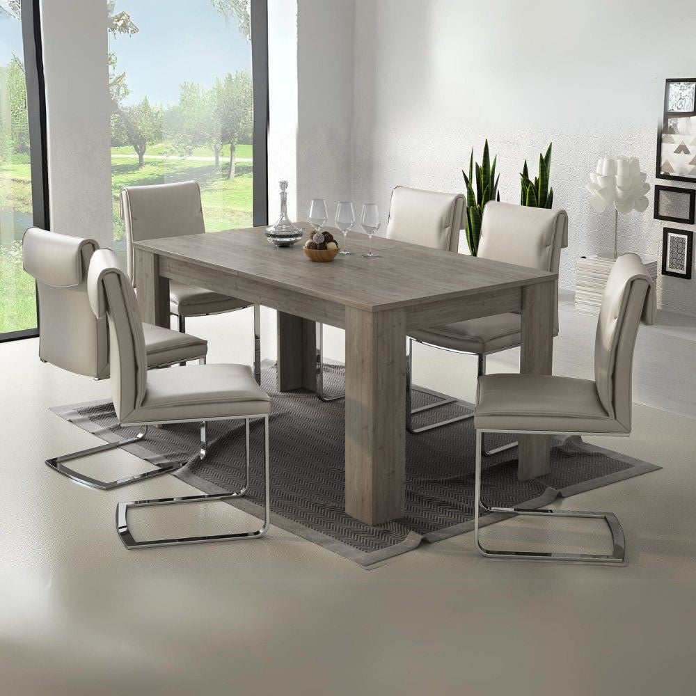 Tavolo rettangolare allungabile Anthony colore ancona oak  160x88x75H