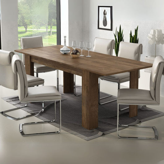 Tavolo rettangolare allungabile colore noce eastwood Anthony 160x88x75H