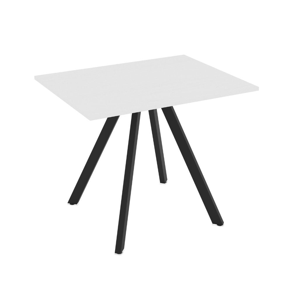 Tavolo rettangolare Fisso bianco frassinato Lucas: Eleganza e Stile 90x70x75H