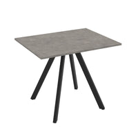 Tavolo rettangolare Fisso grigio cemento Lucas: Eleganza e Stile 90x70x75H