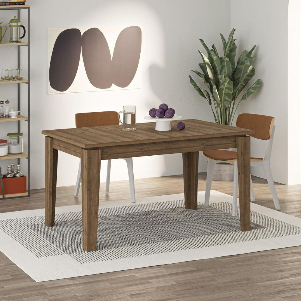 Tavolo allungabile Tolmen 140x80 colore noce hitit