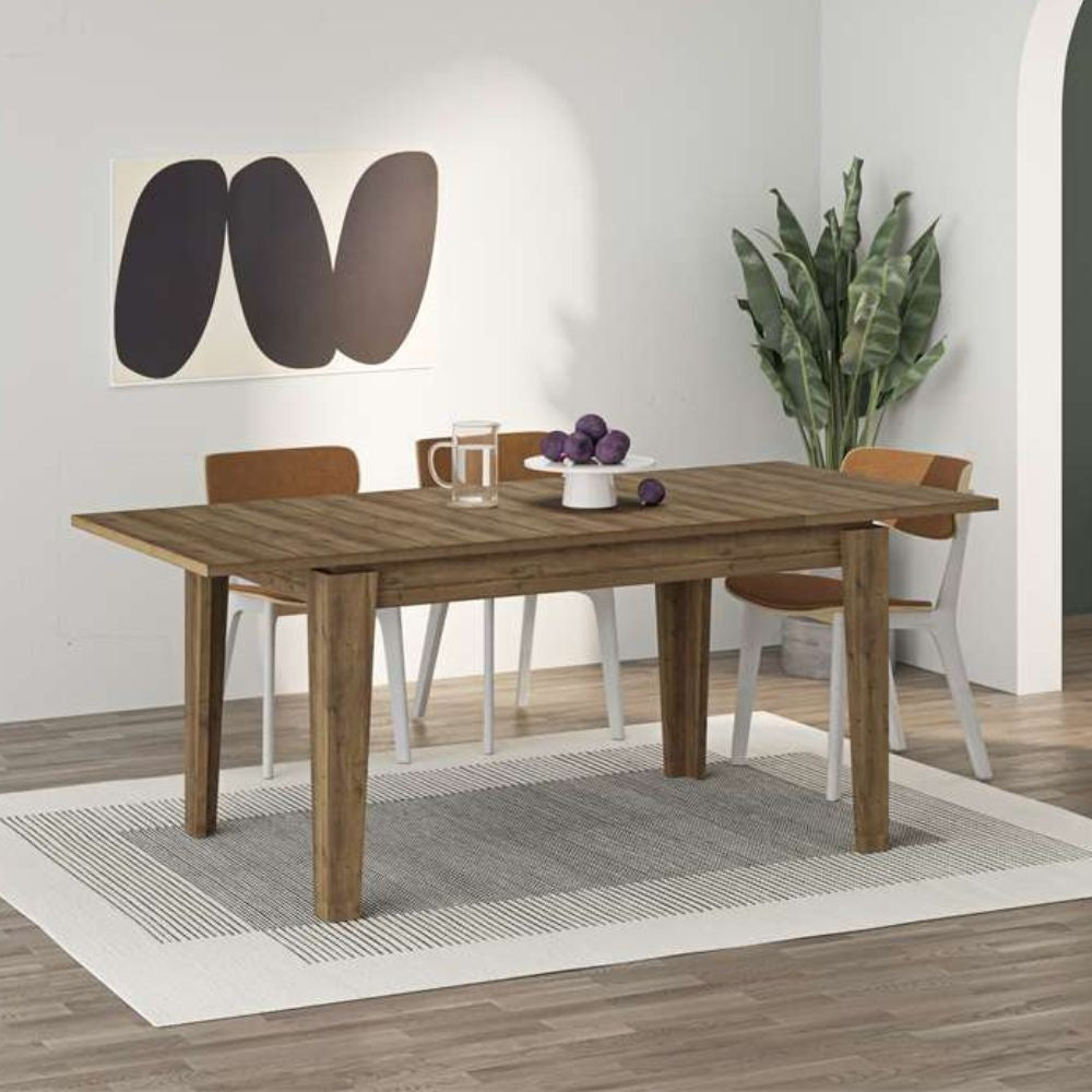 Tavolo allungabile Tolmen 140x80 colore noce hitit