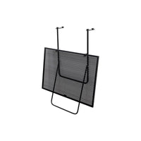 Tavolo Ribaltabile Da Balcone Giobbe Nero 70x45x52cm