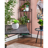 Tavolo Ribaltabile Da Balcone Giobbe Nero 70x45x52cm