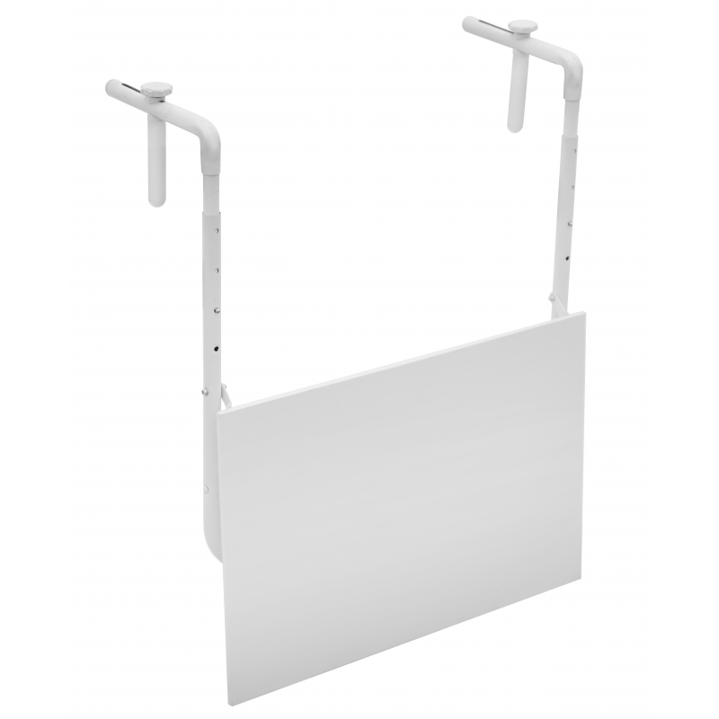 Tavolo Ringhiera Bianco 60 X 52 Cm Bianco Moia