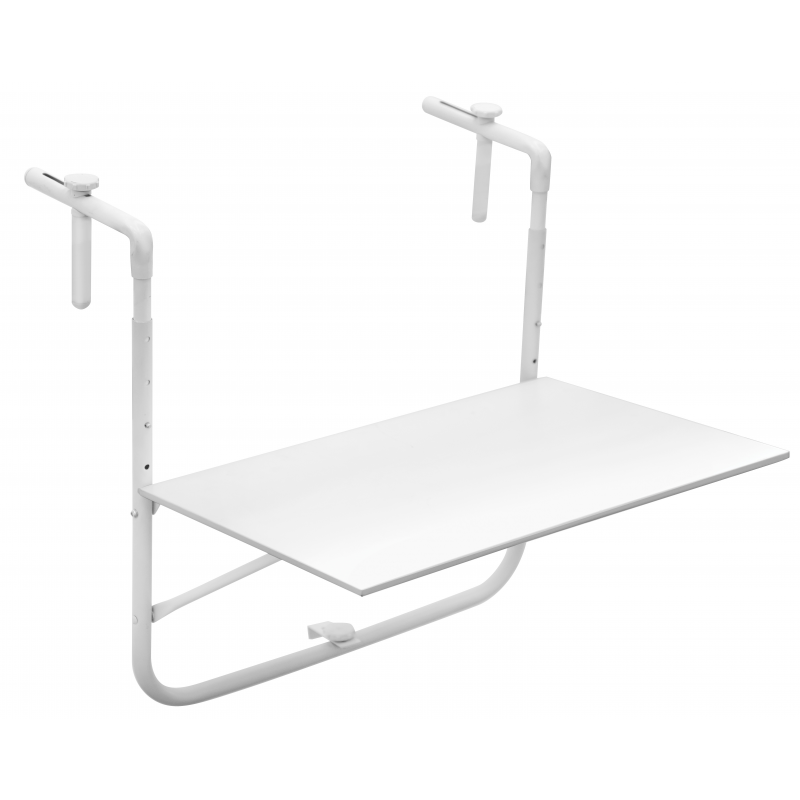 Tavolo Ringhiera Bianco 60 X 52 Cm Bianco Moia